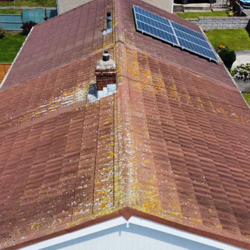 before roof coating